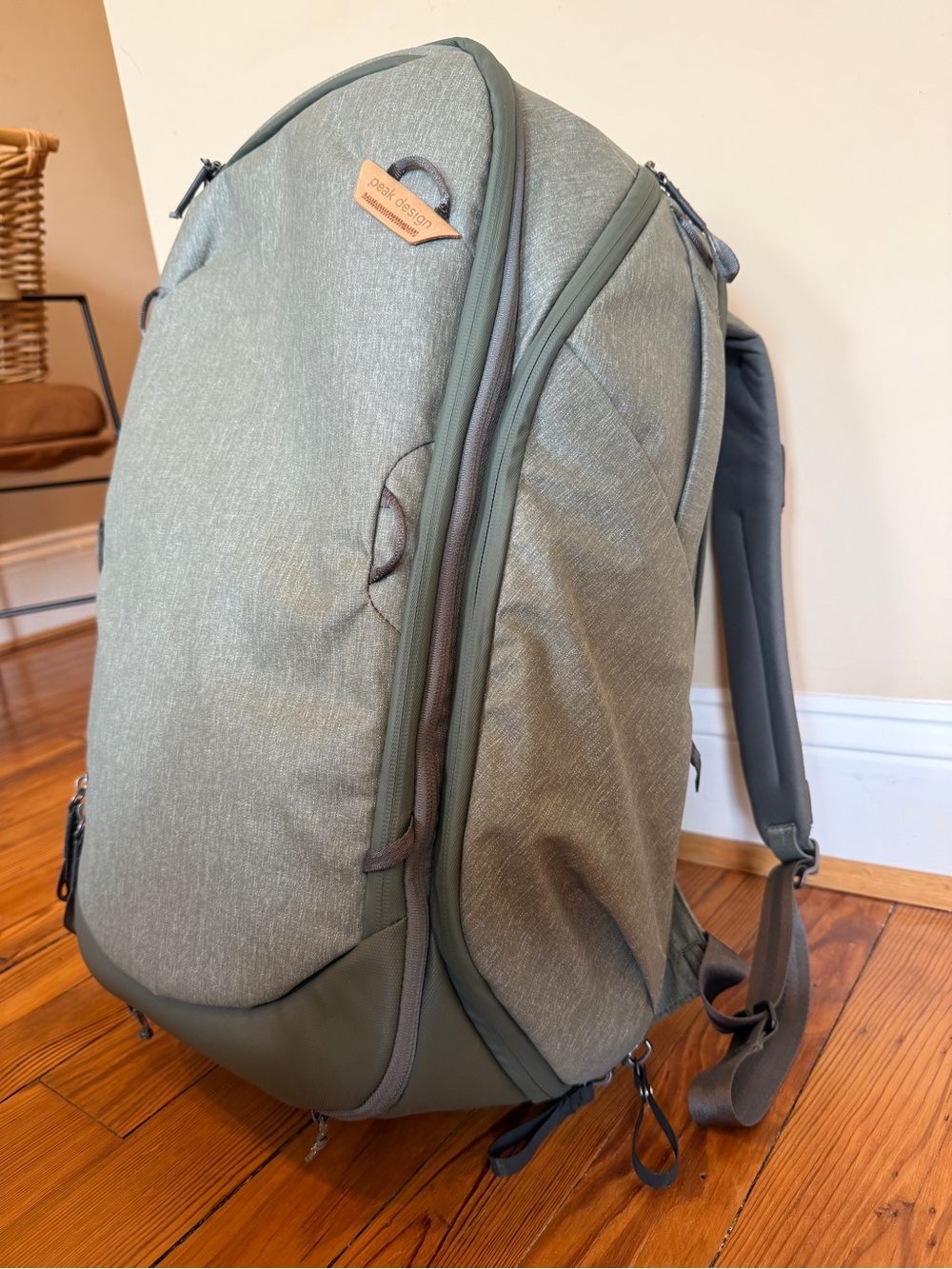 NWOT Peak Design 45L Travel Backpack in Sage Green - Picture 3 of 11